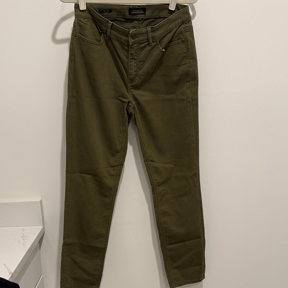 Talbots Olive Ankle Pants